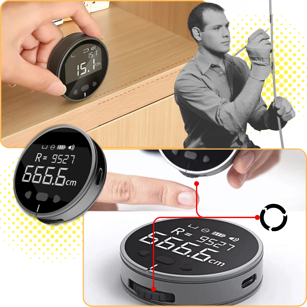Precise Digital Measuring Tape