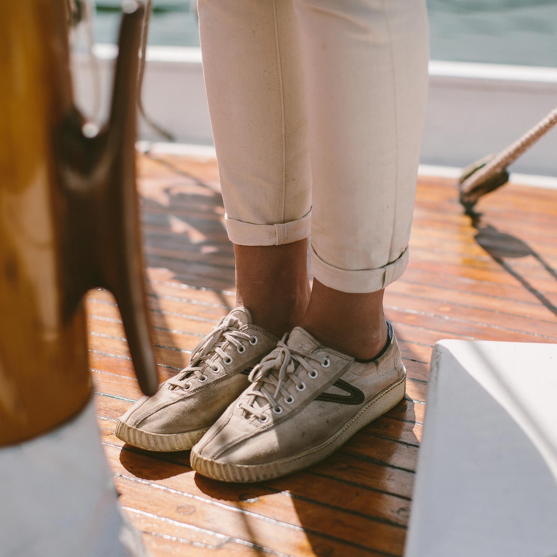 The Adler Jean in Cone Mills Natural