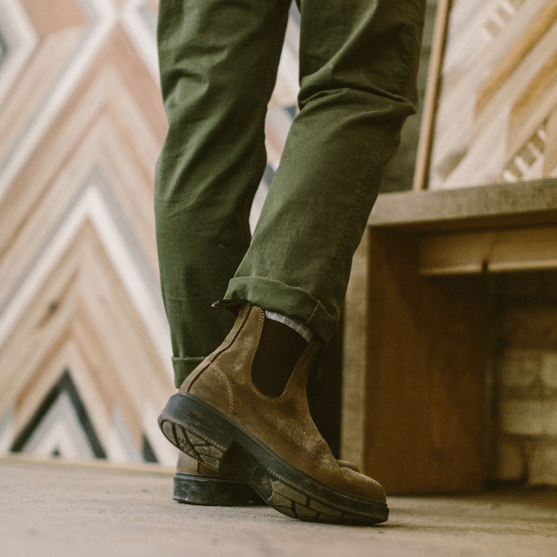 The Abel Pant in Army Green