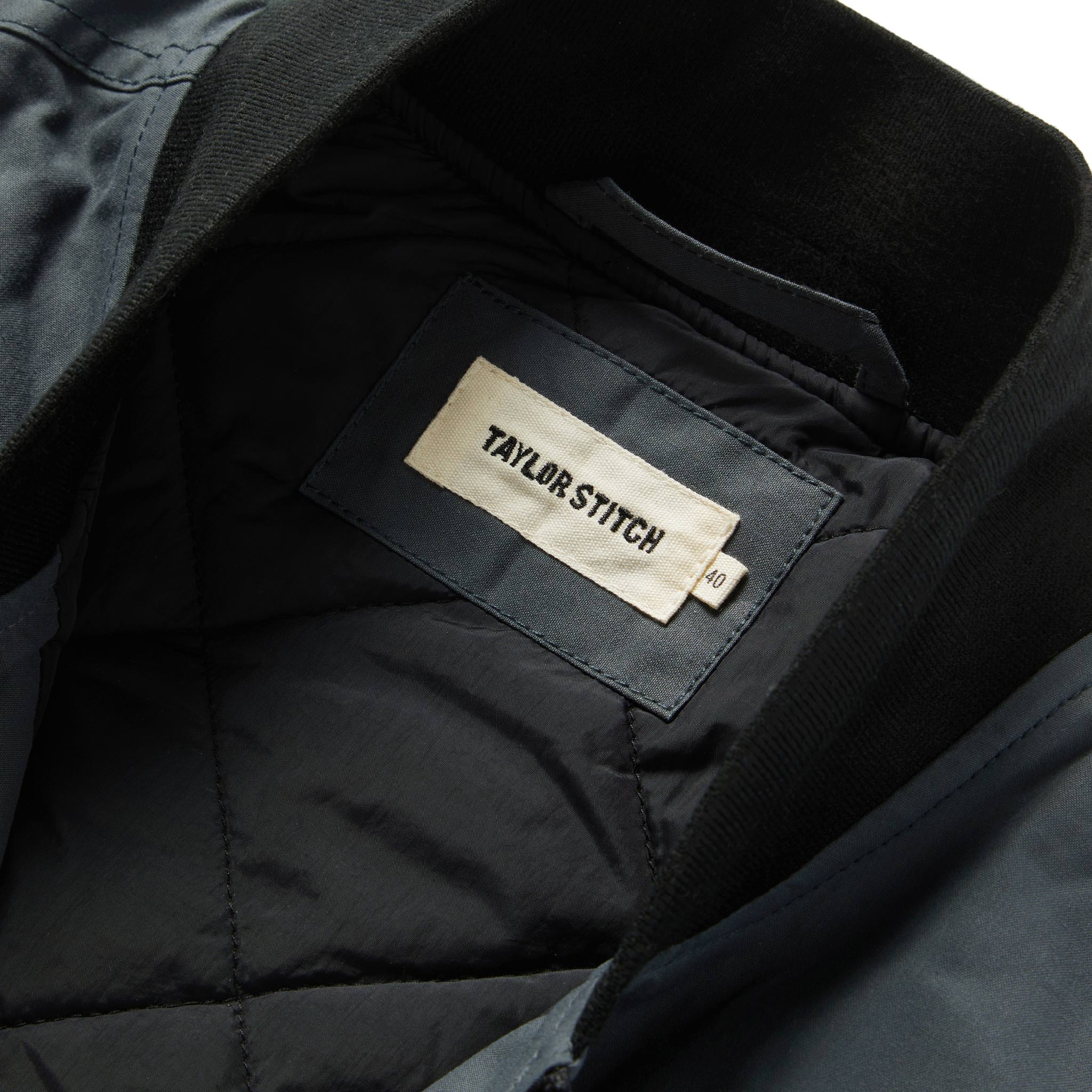 The Anchorage Vest in Charcoal Dry Wax