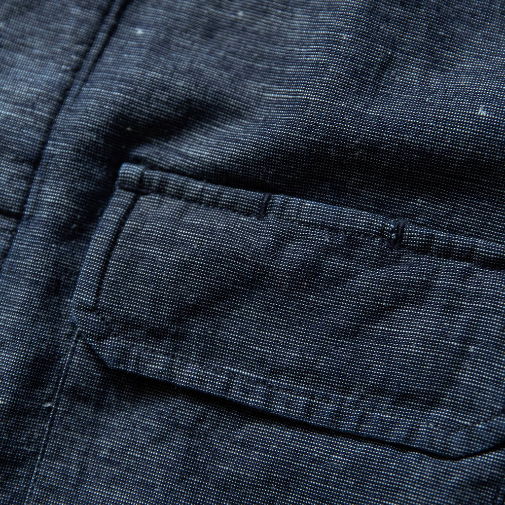The BDU Shirt Jacket in Indigo Slub