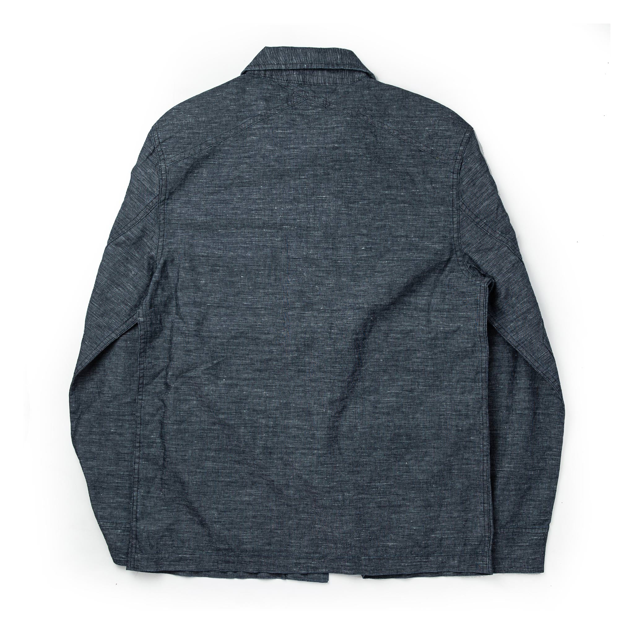 The BDU Shirt Jacket in Indigo Slub