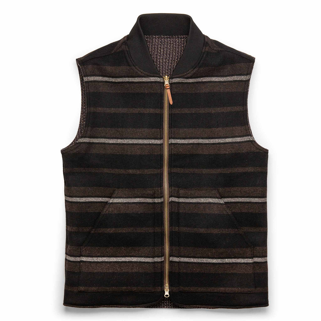 The Able Vest in Wool Beach Cloth